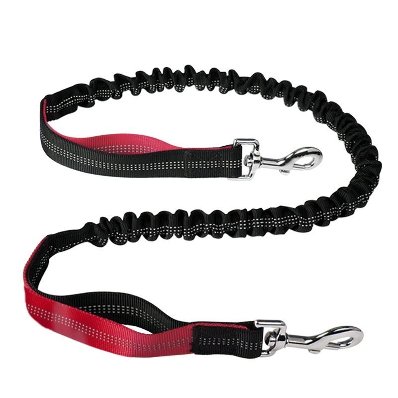 Hands Free Dog Leash Adjustable Waist Belt with Elastic Bungee Pet Running Lead for Outdoor Walking