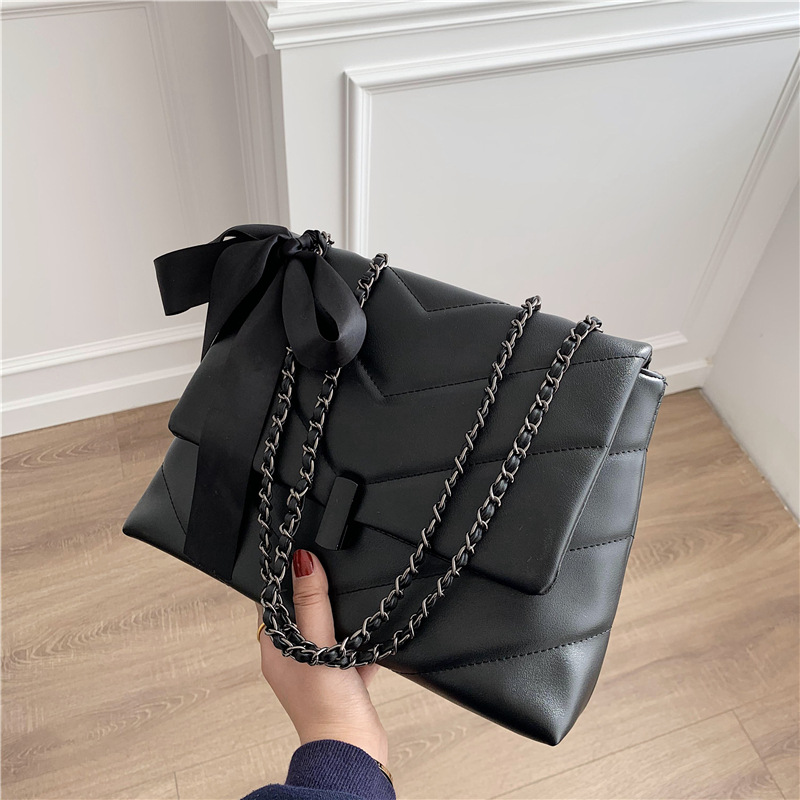 designer Women Shoulder Tote Large-capacity New Fashion Trendy Fashionable Chain Bag Triple Black White Red Free shipping