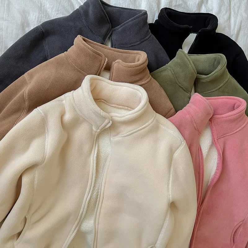 2024 Solid Sport Cold Jacket Long Sleeve ZipperChildrens Clothing Casual Outerwear Polyester Kid Coat Baby Girl Winter ClothesXJ241214
