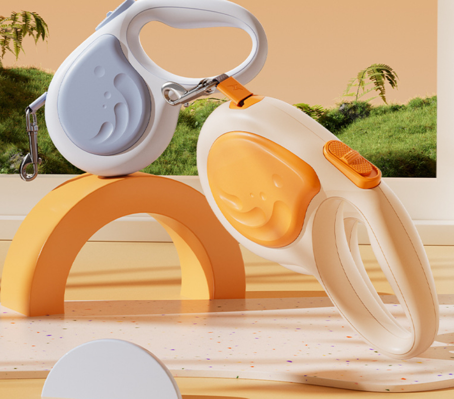 5M Retractable Dog Leash with LED Light Pet Walking Lead Cat Outdoor Rope