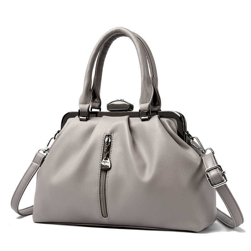 Women's handbag fashion bag pleated simple single shoulder large capacity casual diagonal cross handbag 241215