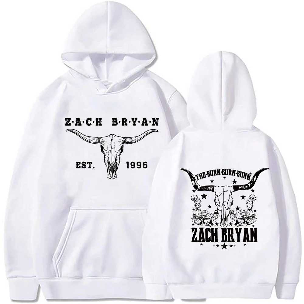 Zack Bryan Mens Hoodie Western Country Music Harajuku Pullover Tops X241216