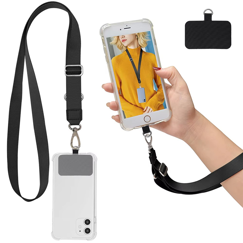 Free Designe Factory Direct Custom Logo Nylon Lanyards | Crossbody Neck Wrist Wear Universal Phone Strap | OEM/ODM Service for Bulk Orders