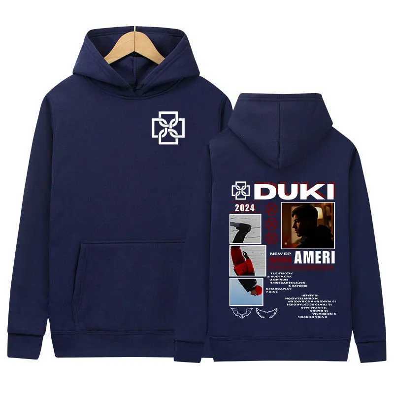 Duki ADA Tour 2024 Hoodie Rap Mens Hip Hop Clothing Zipper Sports Shirt Y2k Unisex Retro Fashion Super Big Hoodie X241216
