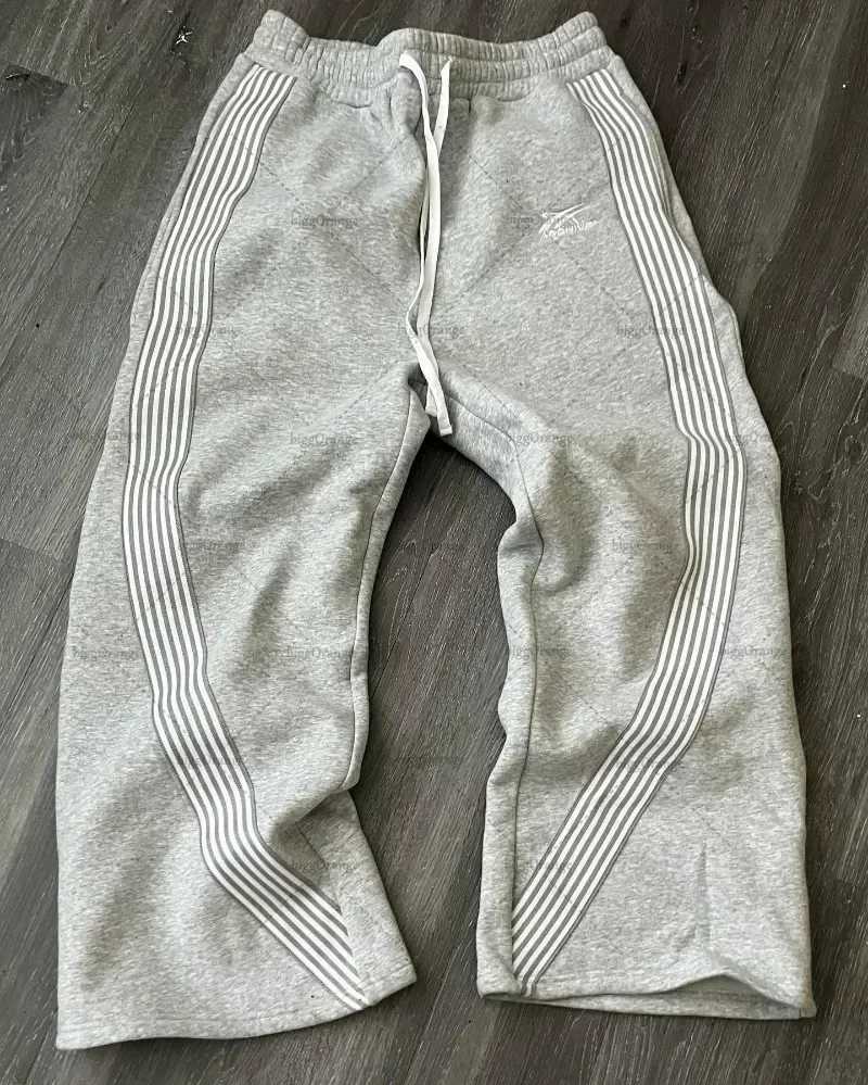 Sweatpants Y2K pants mens gothic hip-hop letters American retro double-layer design loose elastic waist jogging casual pants X250319