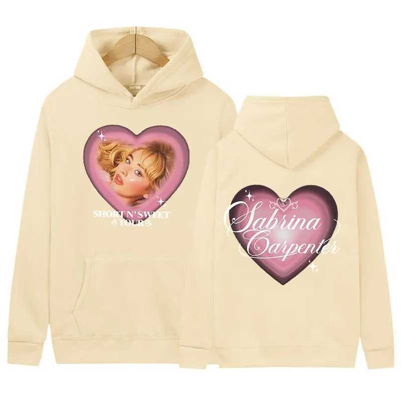 Sabrina Carpenter - ShortN Swt 2024 Tour Hoodie Mens Retro Harajuku Fashion Pullover Oversized Sweatshirt X241216