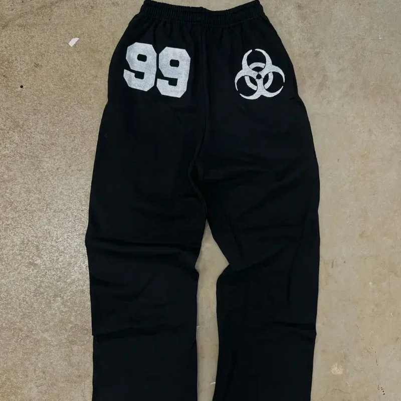 Solid Colour Casual Pants Mens Summer Digital Printed Sweatpants Loose Fashion Cotton Straight Leg Pants X250319
