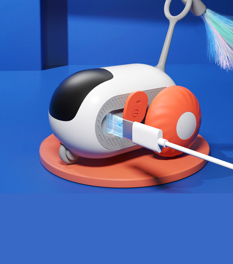 Remote control flexible turn smart running car remote control electric cat toy self-amusement little mouse fun cat stick cat pet