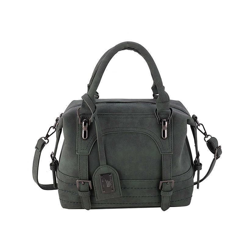 Women's frosted shoulder crossbody bag, large capacity women's handbag, Boston women's bag 241215