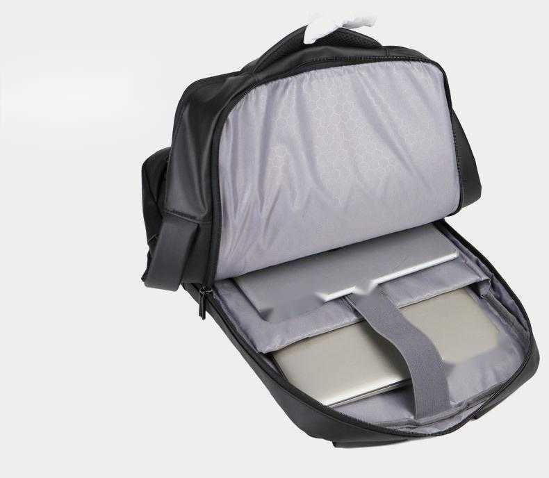 Backpack New Business Mens Film Computer Bag Multi Functional Business Backpack Large Capacity Leisure Travel Bag 240920