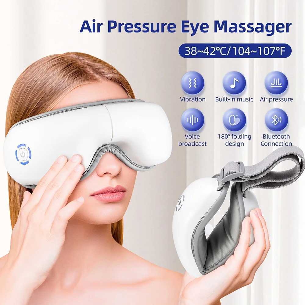 3D Vibration Eye Massager Heating Airbag Kneading Relax Massager Relieve Eye Fatigue Relaxes Eye Muscles Eye Care ToolsXJ250224