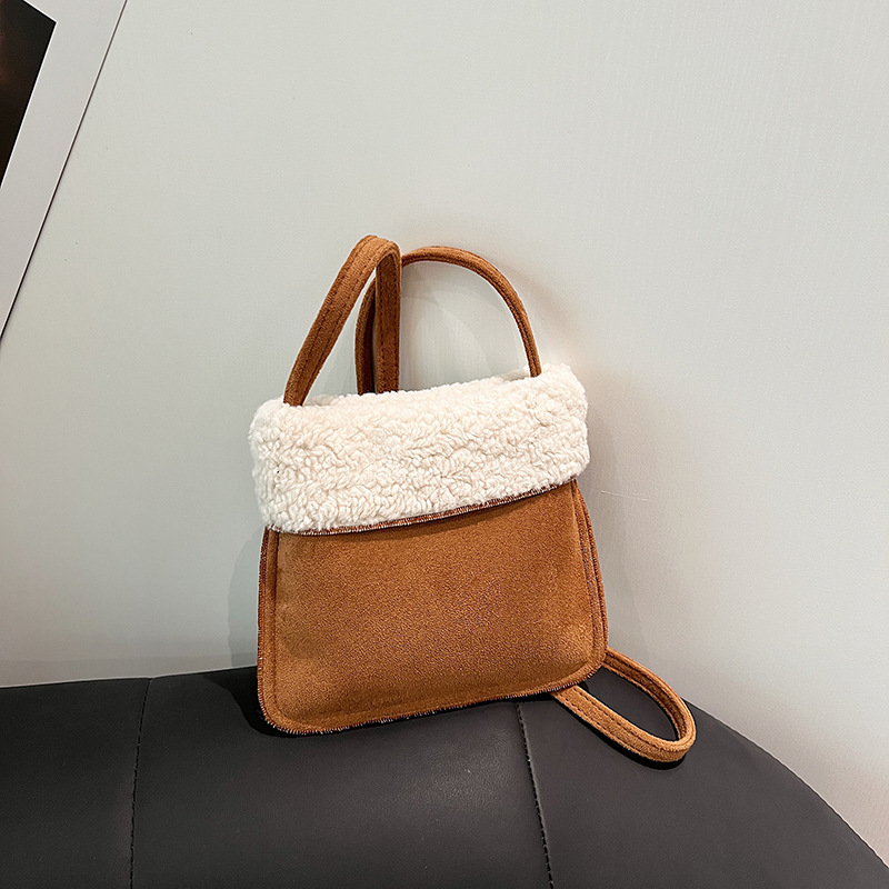 Women's Shoulder Crossbody Niche Design Frosted Retro High-end Small Versatile Phone NEW Bag Triple Khaki Pink White Free shipping