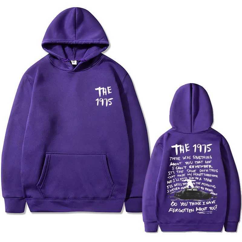 The 1975 about You Graphic Print Hoodies Being Funny in A Foreign Language Album Hoodies Men Womens Casual Vintage Sweatshirt X241216