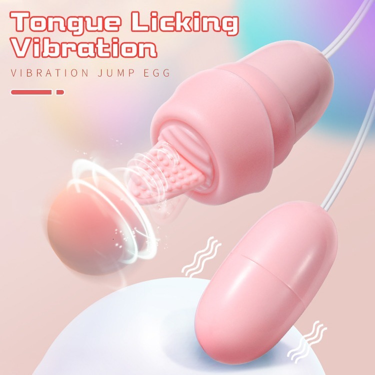 Tongue Licking Female Masturbation Egg Device Adult Sex Toys
