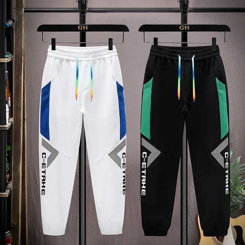 Autumn 2025 New Pants Mens Casual Pants Trendy Leg Pants Loose plus size Mens Sweatpants Fashion Mens Sports Pants X2503191