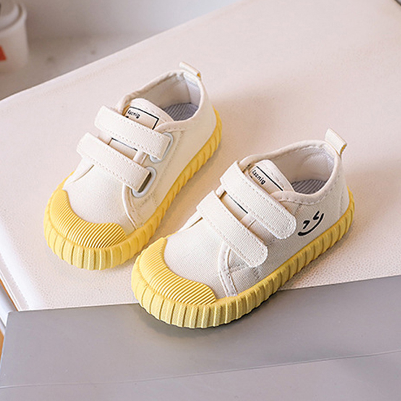 2025 New Kids Canvas Sneakers for Toddler Sport Casual Shoes Happysteps Fashion Breathable Children Flats Canvas Shoes Boys Girls Loafers Sizes US 5C-