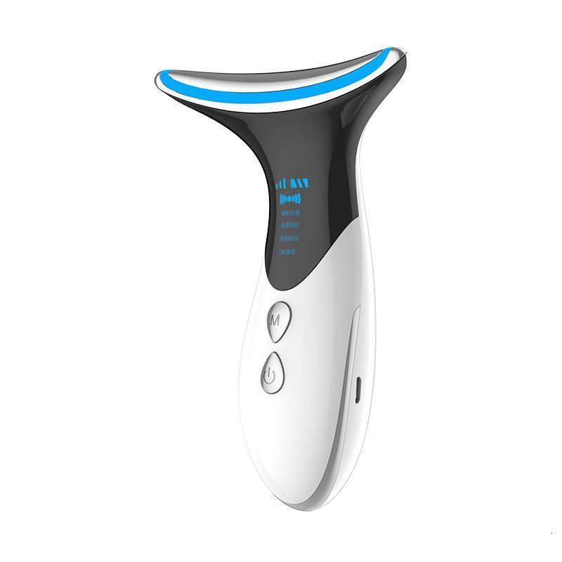 Face Massager CkeyiN Neck Face Lifting Machine Face Massager Pon Therapy Eye Massage Tool Vibration Anti Wrinkle Double Chin Remover 231023