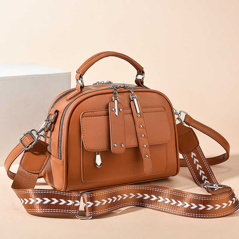 Ladies' Versatile Spring Big Bag Single Shoulder Crossbody Bag Handheld Women's Fashion 241215