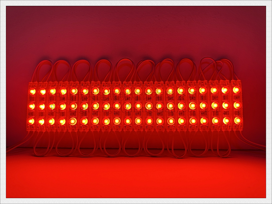 220V / 110V LED Light Module for Sign Letter 1.8W 220lm SMD 3030 3 led IP65 63mm*13mm ultrasonic Seal Super Bright no Need of Transformer