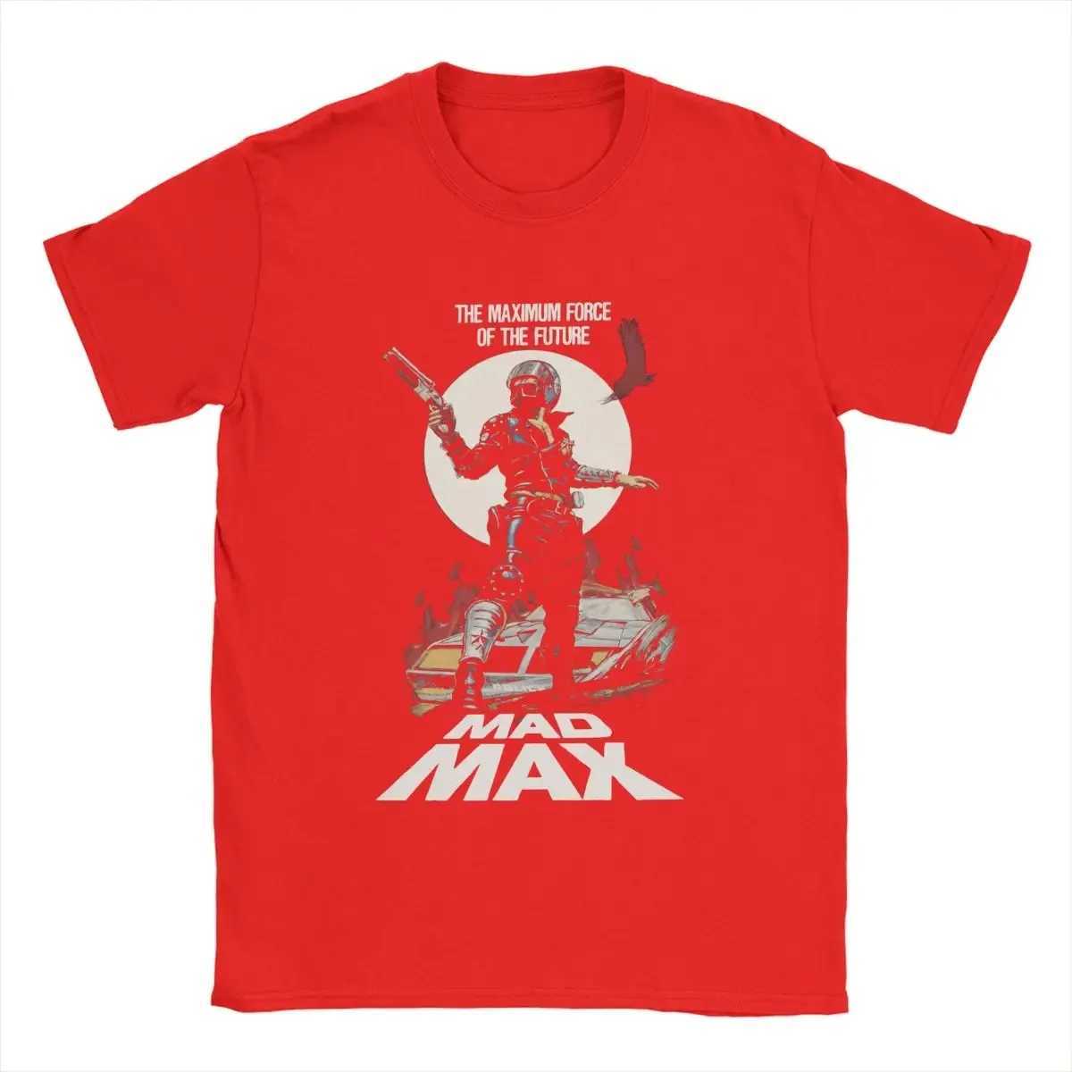Mad Max Rockatansky George Miller T Shirts Mens Pure Cotton Vintage T-Shirt Crewneck Tee Shirt Short Sleeve Tops Printing W241216