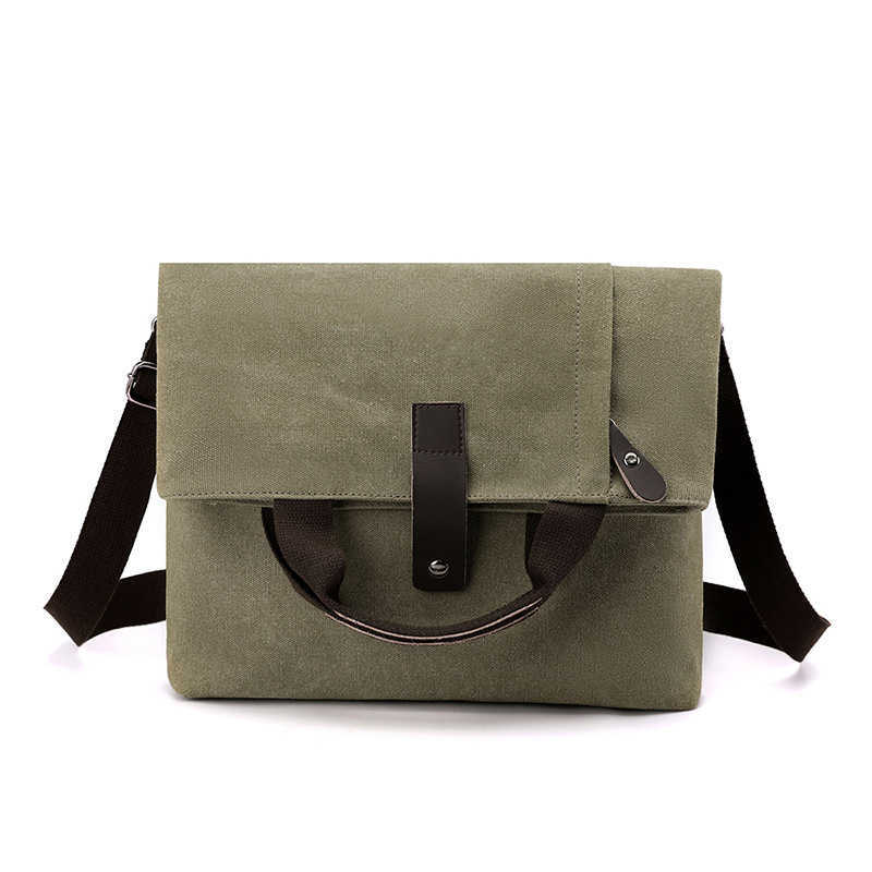 Fashion trend leisure shoulder bag multifunctional lightweight large capacity men's bag men's Canvas crossbody Bag 241215