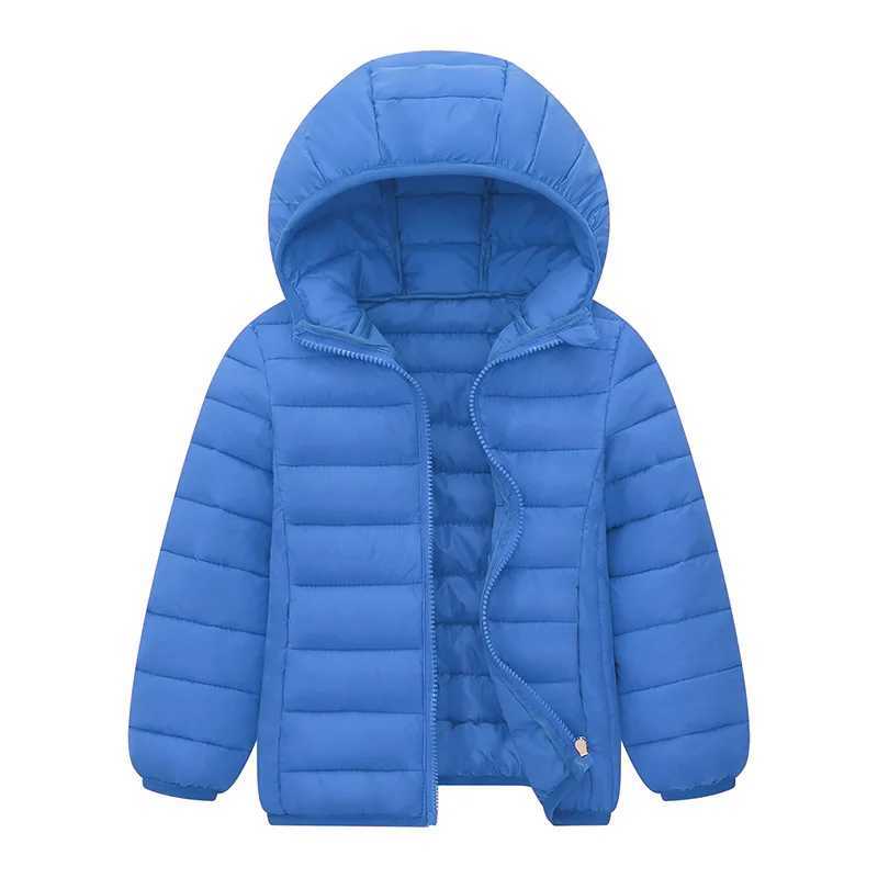 4-16 Years Girls Boys Down Jacket Autumn Coats Children Clothing Kids Hooded Down Cotton Outerwear Boys Warm Snowsuit JacketsXJ241214