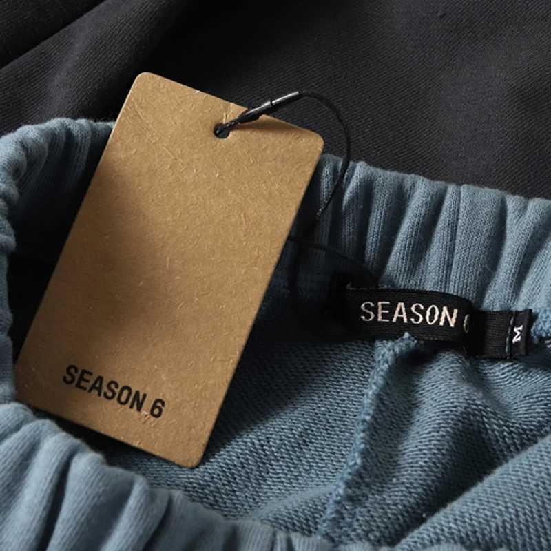 Street Fashion Pop Season 6 Casual Pant High Quality Embroidery Cotton Sweatpants Unisex Calabasas Trousers X2503191