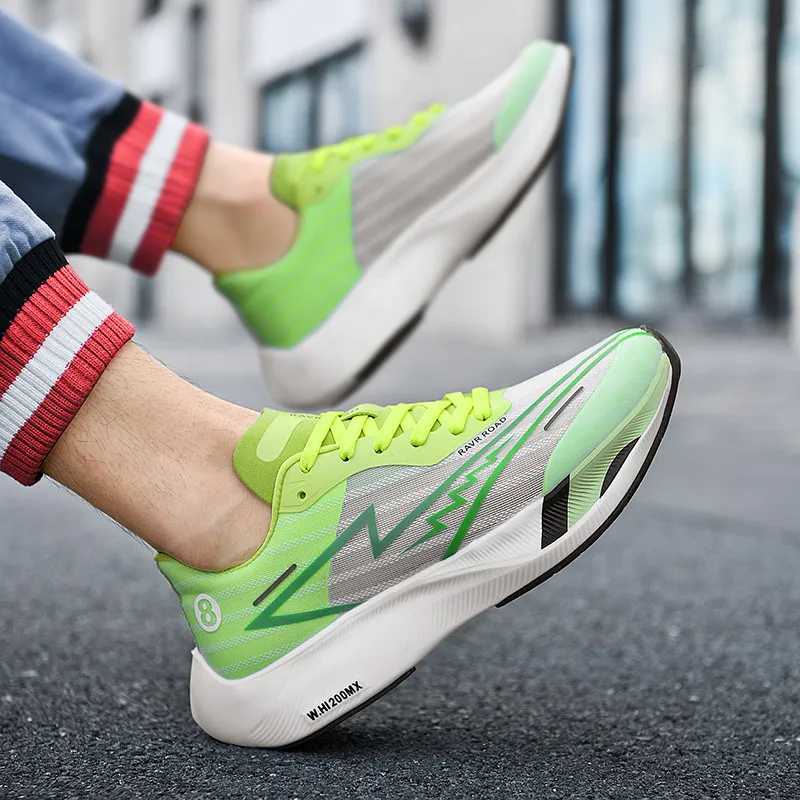 Sneakers Man High Quality Non-Slip Casual Sports Shoes Lightweight Breathable Tennis Shoe Running Shoes Carbon Plate Men TrainerC250325