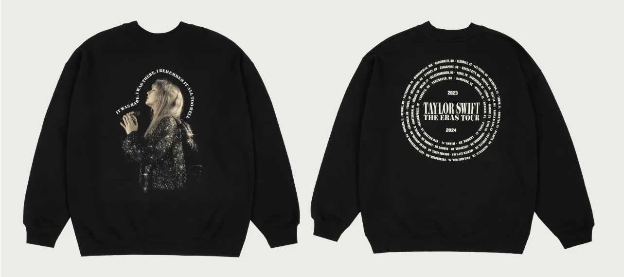 2025 TS The Eras Tour Peripheral Clothing Mens Womens Official-website Hoodie Sweater Fashion Autumn Winter Cotton Warm Coat X241216