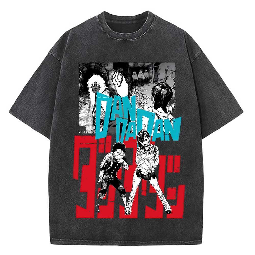 Dandadan Okarun T-shirt Men Japanese Anime T Shirt Cartoon High Quality Cotton EU Size Tshirt Aesthetic Fashion Tee Male W241216