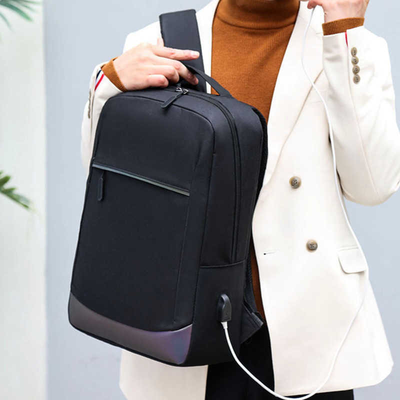 New Business Backpack Versatile Casual Laptop Bag Mens Usb Charging Large Capacity travel bag Endorsement Bag 240920