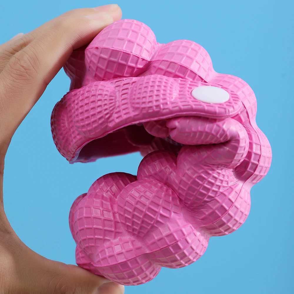 Slipper New childrens family slippers cute bubble ball sandals summer outdoor fashionable beach shoes J241214