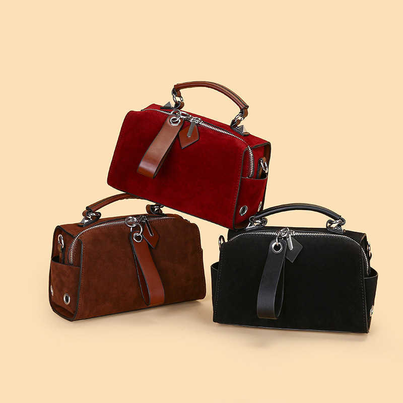 Suede Fashion Women's Bag Autumn/Winter New Collection Single Shoulder Handheld Crossbody Women's Bag Commuter Bag Women 241215