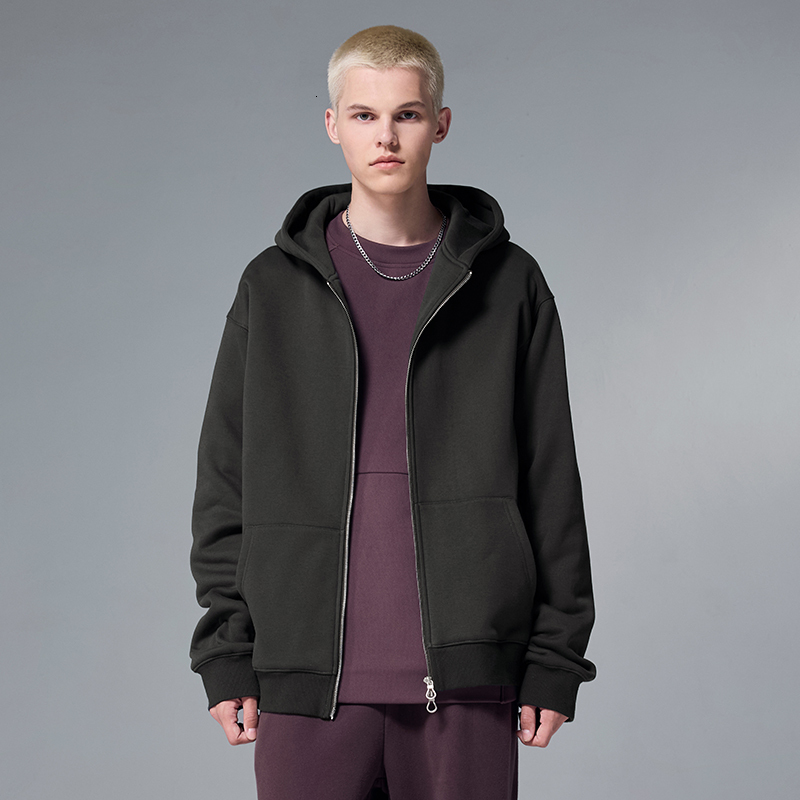 Full Zip-Up Hoodies Unisex Winter Trendy Premium Fleece Hooded Jacket