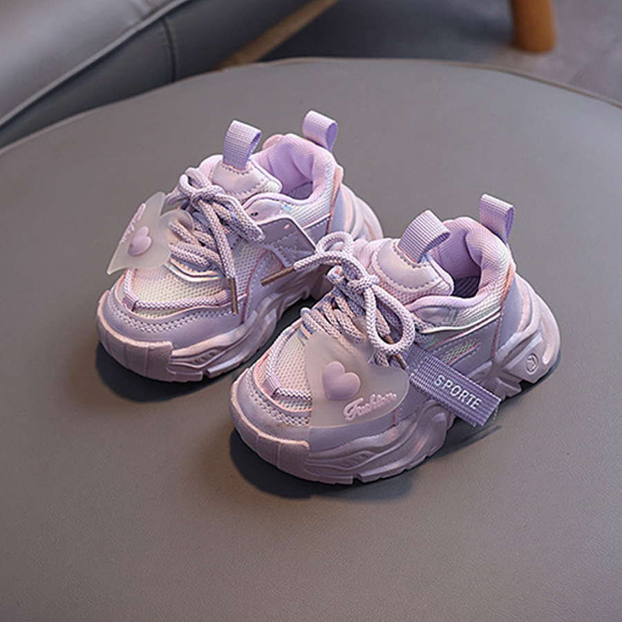 2025 Kids Running Sport Shoes Children Mesh Breathable Infant Fashion Happysteps Girls Tennis Winter Autumn Sneakers Shoes Sizes US5.5C-US4Y H0052