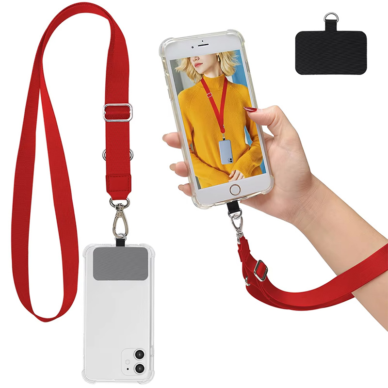 Manufacturer Custom Logo Fashion Universal Cross Body Crossbody Phone Lanyard Patch Mobile Phone Lanyard Cell Phone Strap