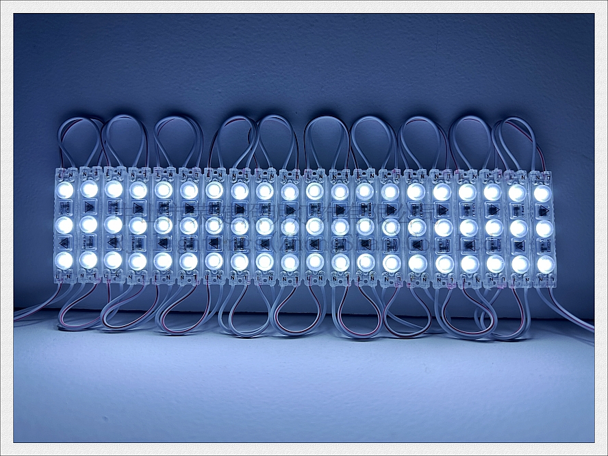 220V / 110V LED Light Module for Sign Letter 1.8W 220lm SMD 3030 3 led IP65 63mm*13mm ultrasonic Seal Super Bright no Need of Transformer