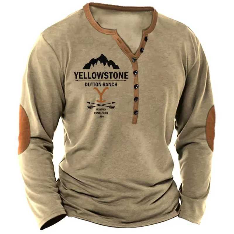 Vintage Y2K Mens T Shirt Long Sleeve Top Street Tees One Bull Graphic 3d Print T-Shirt Fall Oversized Loose Clothing Tee Tops W250117