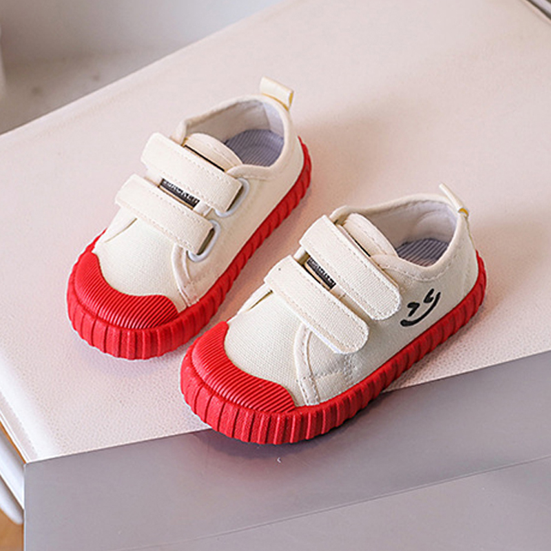 2025 New Kids Canvas Sneakers for Toddler Sport Casual Shoes Happysteps Fashion Breathable Children Flats Canvas Shoes Boys Girls Loafers Sizes US 5C-