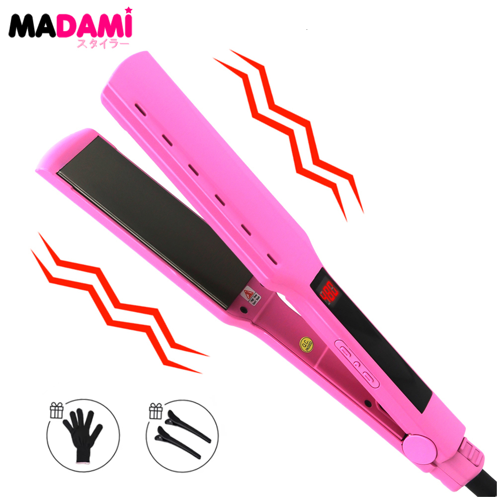 Straightener Curler 480 Degrees High Temperature Titanium Plate Vibrating Flat Iron Keratin Treatment Hair Styg Tool