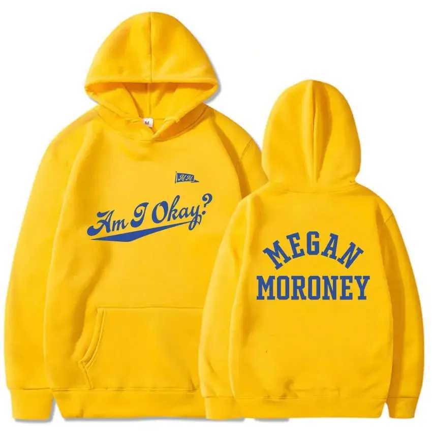 Megan Moroney Am I Okay Hoodie Womens/Mens Harajuku Aesthetic Letter Printing Hoodies Unisex Autumn/Winter Pullover Sweatshirt Hoody X241216