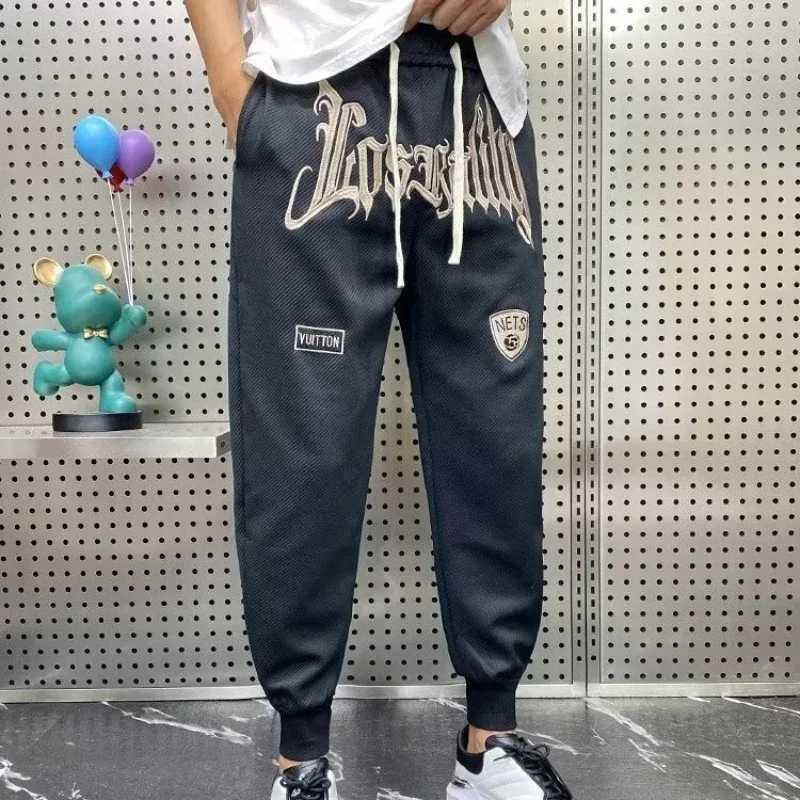 New Autumn Street Mens Sports Cotton Pants Harajuku Street Printed Pants Fashion Mens Clothing 2024 Hot Sale X241216