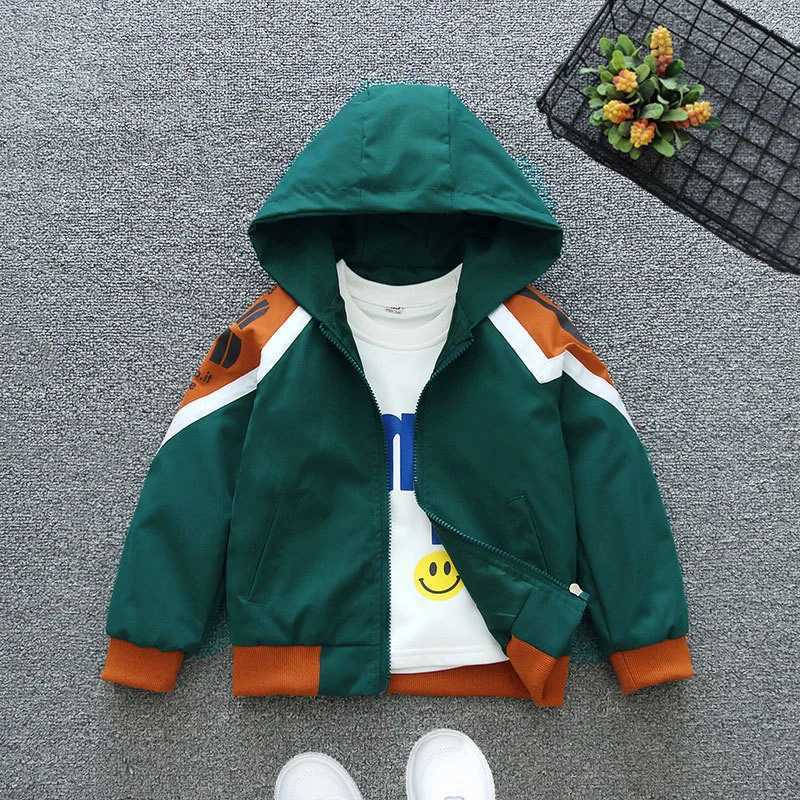 Casual Windbreakers Jackets Spring Autumn Boys Hooded Outerwear Children Clothes Teenagers Long Sleeve Coats Big Kids WaterproofXJ241214