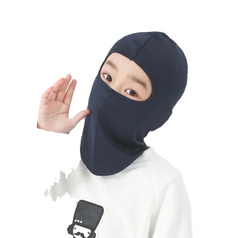 Kids Caps Cycling Balaclava Full Face Ski Mask Bicycle Hat Windproof Breathable Anti-UV Motocross Motorcycle Helmet Liner Hats