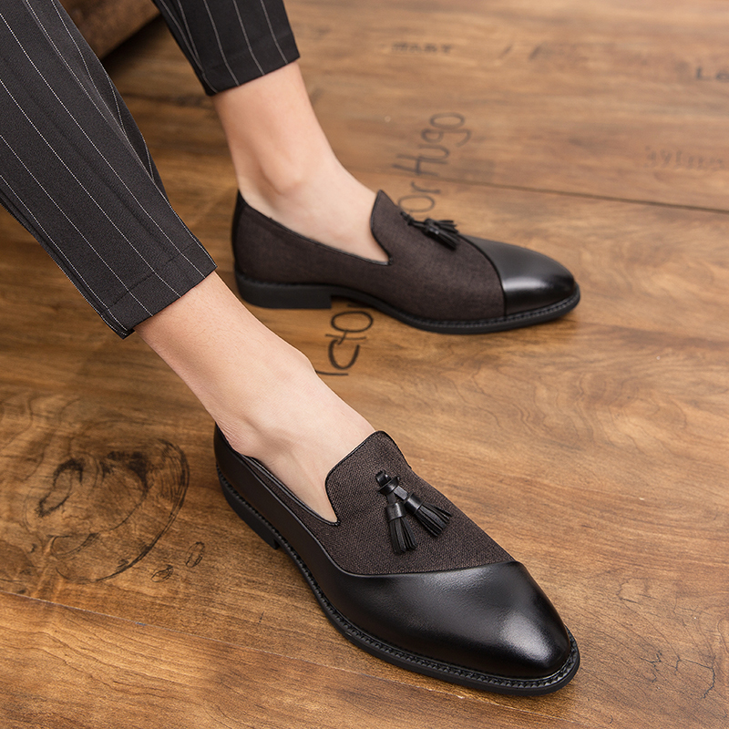 Brand Shoes Men Fashion Soft Moccasins Men Loafers High Quality Leather Tassel Mens Flats Driving Shoes Big Size 48