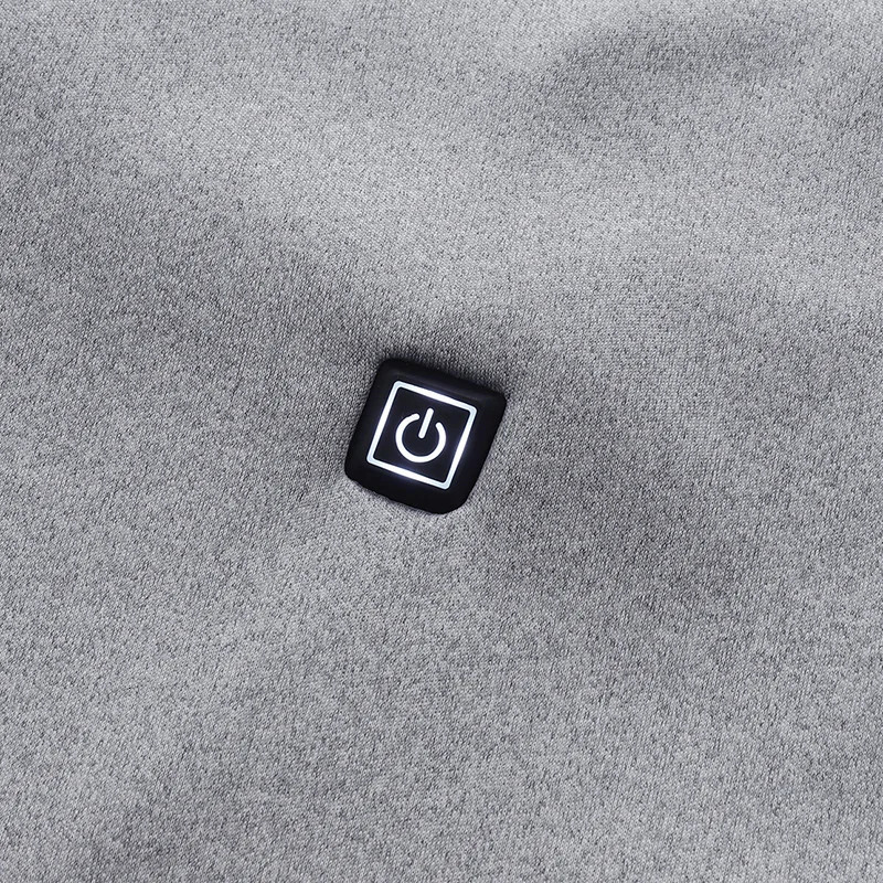 Hooded Heating Sweater Outdoor Sports Pullover Electric Jacket Electric Heating Intelligent Constant Temperature Heating 241214