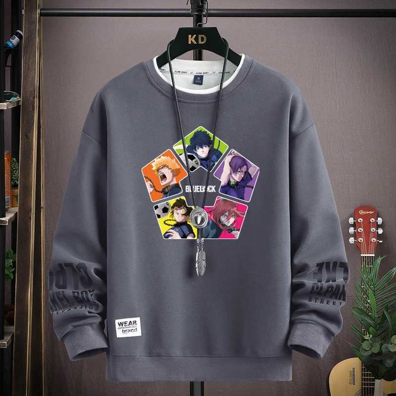 Anime Clothes Blue Lock Graphic T Shirts S-5XL Men Women Streetwear Oversized Long Sleeve T-shirts Harajuku Tops anime tshirt W241216