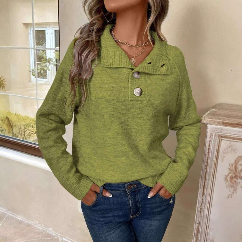 New Product: European And American Casual With Buckle Decoration, Grey Stand Up Collar, Hairy Clothes, Autumn Women's Clothing