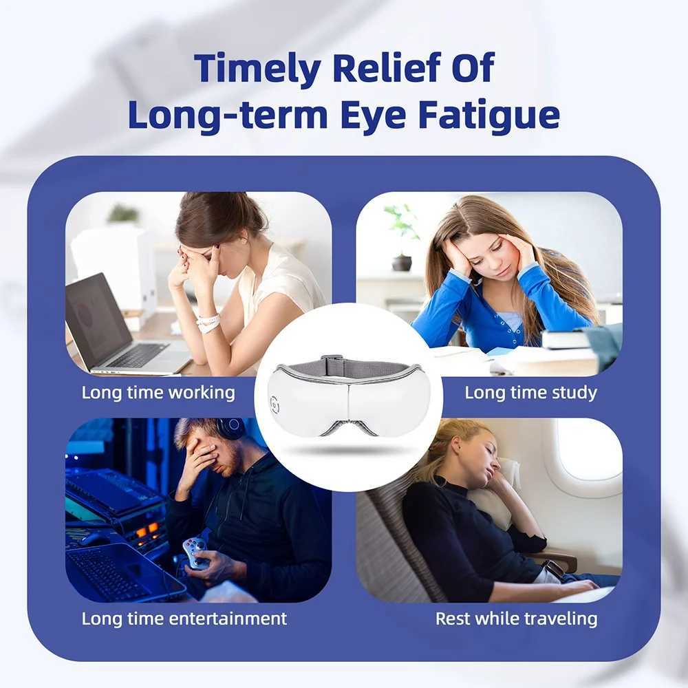 Air Pressure Vibration Eye Massage Relieves Eye Fatigue Eyes Patch Eyes Massage Healing Music Eye Fatigue Relief MassageXJ250224