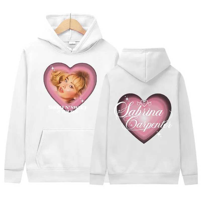Sabrina Carpenter - ShortN Swt 2024 Tour Hoodie Mens Retro Harajuku Fashion Pullover Oversized Sweatshirt X241216